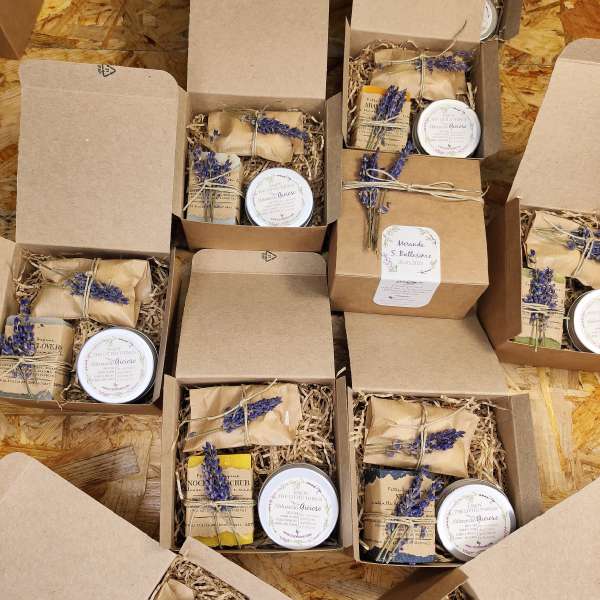bomboniera candela e sapone ecofattoart